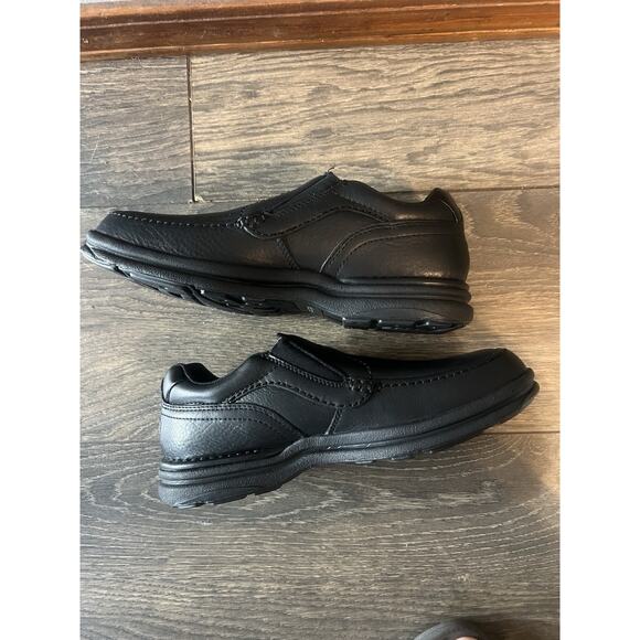 Rockport Mens 8M Black Leather Slip On Loafers Comfort Work Casual Shoes main image 5